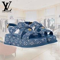 《おしゃれで快適★》Louis Vuitton マヤ デニム サンダル