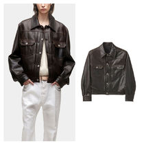COOR Lambskin Pocket Trucker Jacket 5JH883