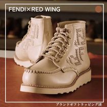 限定コラボ 国内直営◆FENDI◆RED WING シエンナレザー ブーティ