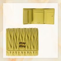 【miumiu】マテラッセレザー 財布