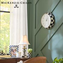 （US発）MacKenzie-Childs　コートリーチェック 壁掛け時計