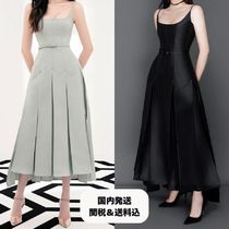 GIANA ジアナノースリーブ プリーツ ワンピース 関税送料込