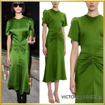 ＜関税込＞Victoria Beckham＊フロントギャザー ミディドレス