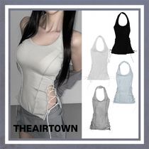 【THEAIRTOWN】happie halter sleevless