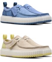 CLARKS 軽量 スニーカー スエード ワラビー ビジネス レザー