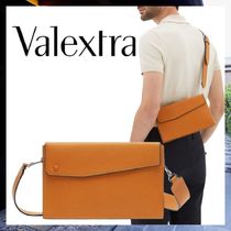 【男女兼用♪スタイル自由】Valextra ポケットショルダーバッグ