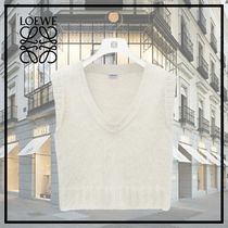 【LOEWE】ベスト アルパカ＆ウールブレンド★ホワイト★Lサイズ