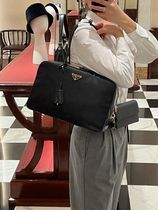PRADA【入手困難】Re-Nylon xレザーTop-Handle Bag★Large★全色