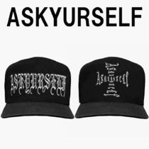 ASKYURSELF/CROSS/GOTH LOGO TRUCKER  メッシュ キャップ
