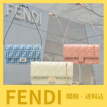 新作☆【FENDI】ミニレザーバゲットバッグ