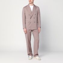 Tagliatore Powder-coloured wool trousers