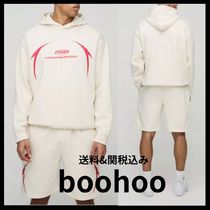 《boohoo》 フード付き ショート トラックスーツ
