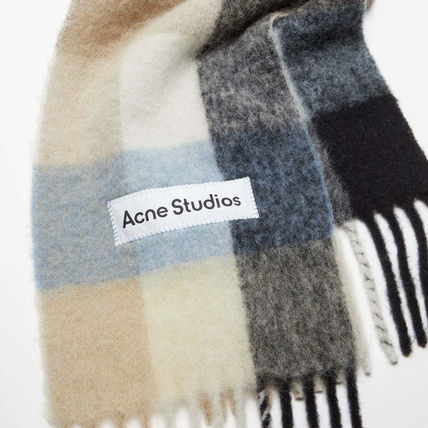 Acne Studios マフラー 注目商品！【Acne Studios】MOHAIR CHECKED SCARF(12)