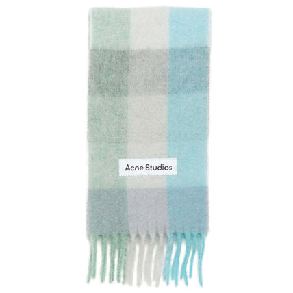 Acne Studios マフラー 注目商品！【Acne Studios】MOHAIR CHECKED SCARF(15)