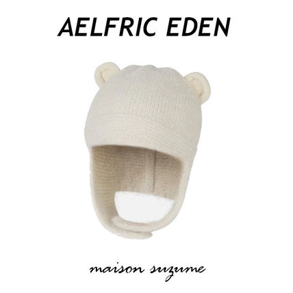 Aelfric Eden ニットキャップ・ビーニー 【AELFRIC EDEN】クマ耳☆ビーニー