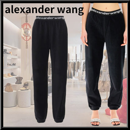 Alexander Wang パンツ alexander wang ロゴ ウエストバンド スウェットパンツ