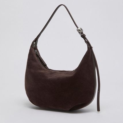 Archivepke ハンドバッグ [Archivepke] Luv moon bag_Suede brown(4)