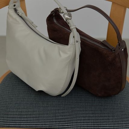 Archivepke ハンドバッグ [Archivepke] Luv moon bag_Suede brown(12)