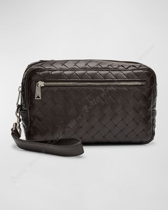 BOTTEGA VENETA クラッチバッグ 24PF new/BOTTEGA VENETA イントレチャートポーチ  Bag Black(2)