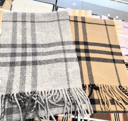 Burberry マフラー・ストール 【BURBERRY】MU 168x28 GIANT CHECK WOOL SCARF(6)