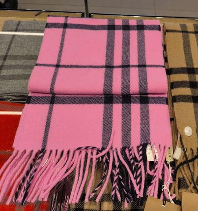 Burberry マフラー・ストール 【BURBERRY】MU 168x28 GIANT CHECK WOOL SCARF(4)