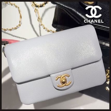 CHANEL ショルダーバッグ・ポシェット 【淡い色味が映える★】CHANEL ミニフラップショルダーバッグ