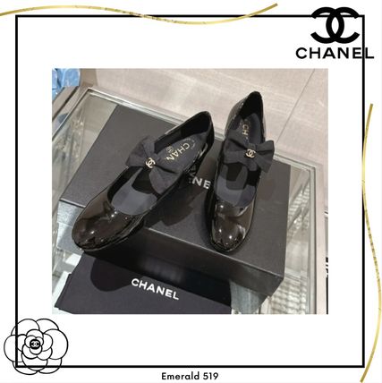 CHANEL バレエシューズ 24A リボンが可愛い！【CHANEL】 バレエシューズ(5)