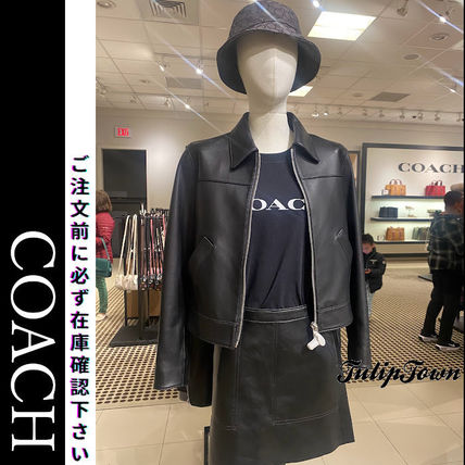 Coach レザージャケット・コート 【COACH】レザー シャツジャケット 在庫確認下さい CG669