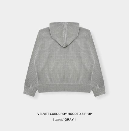 COSYHARU パーカー・フーディ 【COSYHARU】Velvet Corduroy Hood Zip-Up(12)