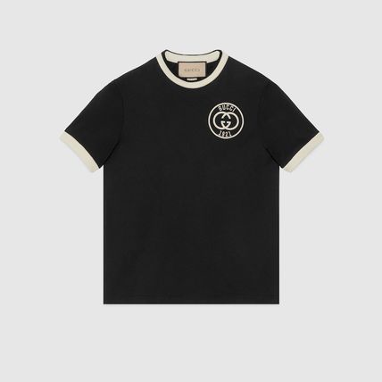 GUCCI Tシャツ・カットソー 国内即発*グッチ*GUCCI コットンジャージー Tシャツ(3)