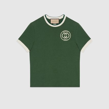 GUCCI Tシャツ・カットソー 国内即発*グッチ*GUCCI コットンジャージー Tシャツ(9)