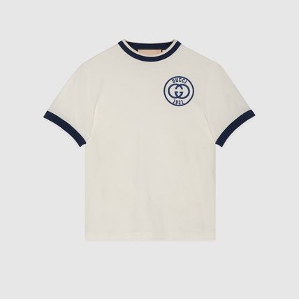 GUCCI Tシャツ・カットソー 国内即発*グッチ*GUCCI コットンジャージー Tシャツ(15)