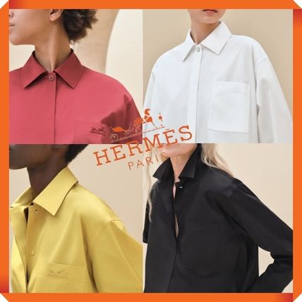 HERMES ブラウス・シャツ 人気♪HERMES☆リラックス シャツ