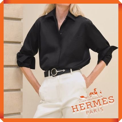 HERMES ブラウス・シャツ 人気♪HERMES☆リラックス シャツ(3)