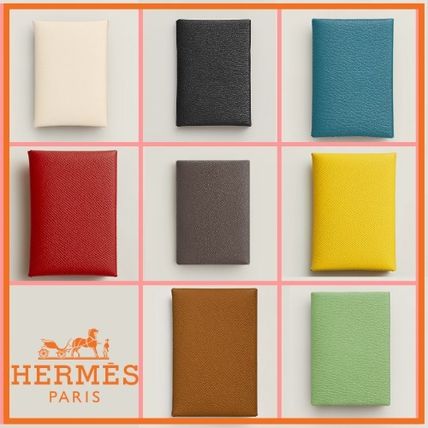 HERMES コインケース・小銭入れ 【HERMES】大人気！カルヴィデュオ カードケース 男女兼用