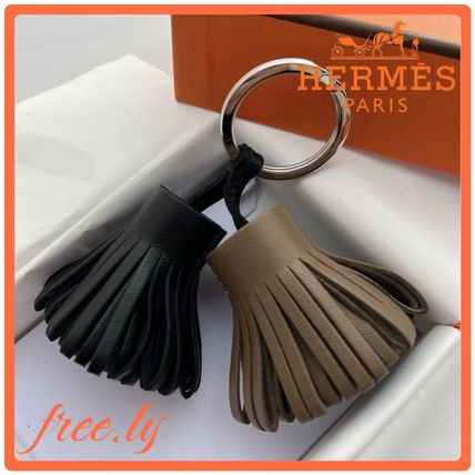 HERMES キーホルダー・キーリング 【フリンジでアクセントに♡】HERMES 　チャーム