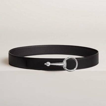 HERMES ベルト 【人気】HERMES カザックバックル レザーリバーシブルベルト38mm(2)