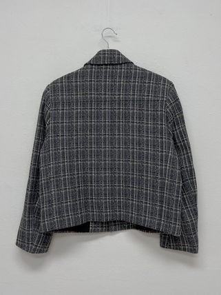 INCHANT ME シャツ 【INCHANT ME】[unisex] Check Tweed Overfit Short Jacket(17)