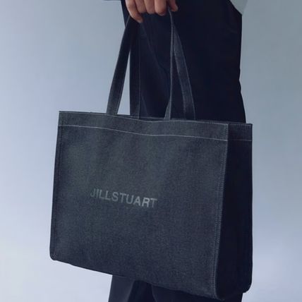 JILLSTUART トートバッグ JILLSTUART [PAPER] black denim horizontal ecobag 4BNY023(4)