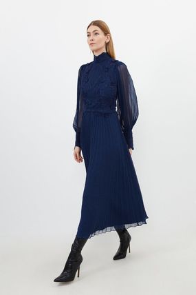 Karen Millen ワンピース 日本未入荷★Karen Millen レースフレアワンピース(3)