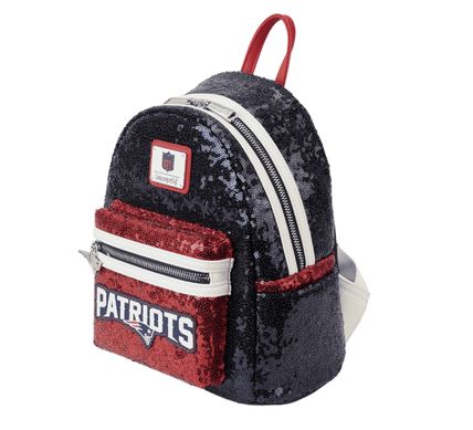 LOUNGE FLY バックパック・リュック 【Lounge Fly】NFL New England Patriots Sequin Mini Backpack(3)