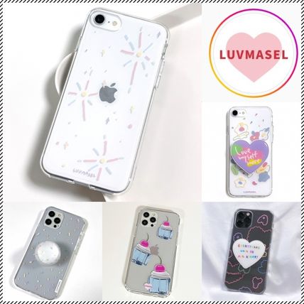 LUVMASEL iPhone・スマホケース ◆LUVMASEL◆クリアケース◆FIREWORKS ２０種◆iPhone Galaxy