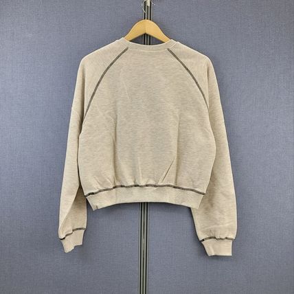 Mardi Mercredi トップスその他 ●Mardi Mercredi●SWEATSHIRT RAGLAN FLOWERMARDI_OATMEAL BL(3)