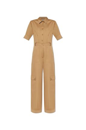 Max Mara オールインワン・サロペット 関税送料込★MaxMara 襟付き半袖ジャンプスーツ(2)