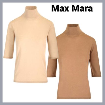 Max Mara Tシャツ・カットソー 【Max Mara】Cecina ウール タートルネック トップス（2色）