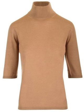 Max Mara Tシャツ・カットソー 【Max Mara】Cecina ウール タートルネック トップス（2色）(7)