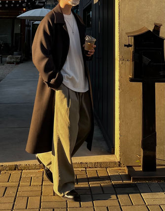 コートその他 【KOOLOSET】Archive Long Balmacan Mac Coat(3)