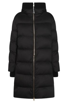 MONCLER ダウンジャケット・コート 【MONCLER】 モンクレール ハイネック ダウンコート ブラック(2)