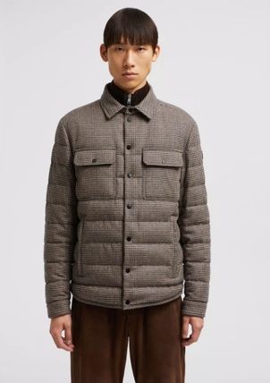 MONCLER ダウンジャケット 【MONCLER】Gasserhof ウールダウンシャツジャケット エレガント(3)