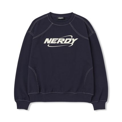 NERDY スウェット・トレーナー [ NERDY ]★23FW★STITCH LOGO SWEATSHIRT(7)